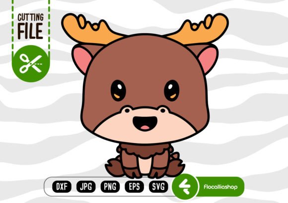 Download Cute Woodland Creatures - Moose SVG - Premium Bundle