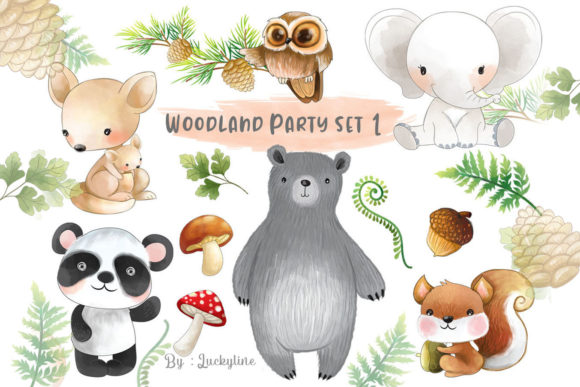 Download Animals Woodland Clipart - Woodland clipart Collection