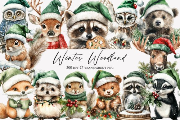 Download Winter Woodland Clipart - Woodland clipart Collection